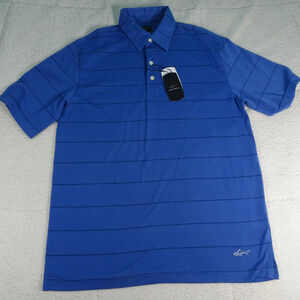 NWT Greg Norman Blue Polo Shirt Medium